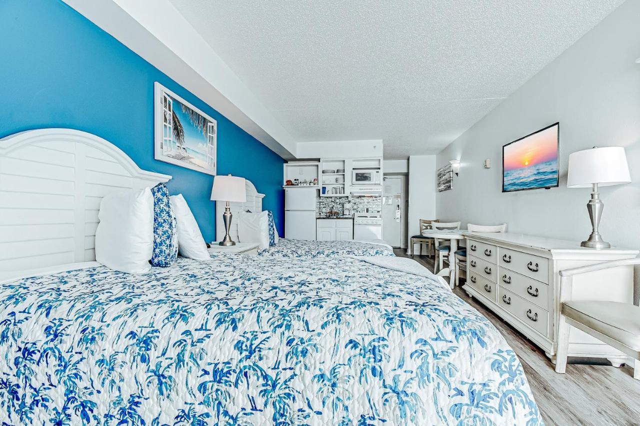 Ocean Front Comfy Condo W/Kitchen, Sleeps 4, Snowbird Paradise شاطئ ميرتل المظهر الخارجي الصورة