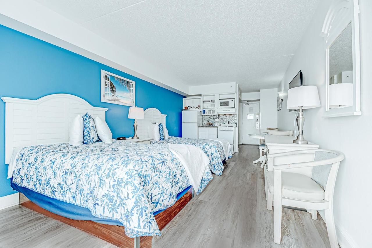 Ocean Front Comfy Condo W/Kitchen, Sleeps 4, Snowbird Paradise شاطئ ميرتل المظهر الخارجي الصورة