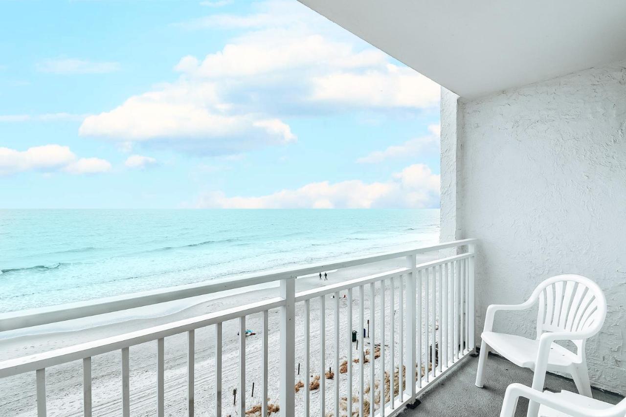 Ocean Front Comfy Condo W/Kitchen, Sleeps 4, Snowbird Paradise شاطئ ميرتل المظهر الخارجي الصورة